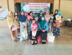 Pemdes Sekarjati Ngawi Bagikan PMT pada Balita Kurang Gizi