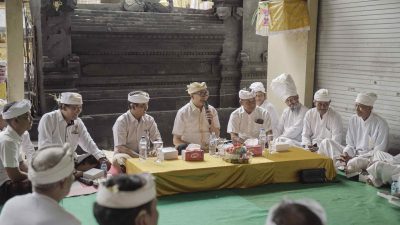 Wabup Badung Hadiri Melaspas Kori Agung dan Tembok Penyengker di Pura Luhur Beten Bingin, Munggu