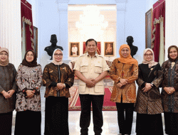 Jelang Kongres XVIII Muslimat NU di Surabaya, Khofifah Perkenalkan Dua Program ke Presiden Prabowo