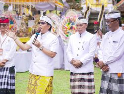 Bupati Badung Hadiri Karya Melaspas Ageng di Pura Luhur Puseh Dasar Desa Adat Senganan Kanginan
