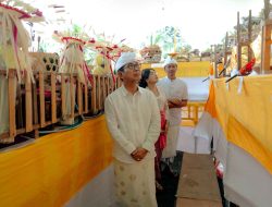 Bupati Badung Hadir di Upacara Yadnya Desa Adat Pangsan