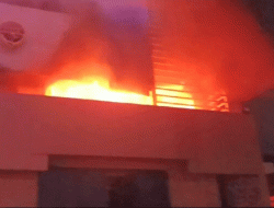 Dilalap Si Jago Merah, Ruang Server dan Arsip Kantor Dishub Provinsi Jatim