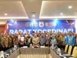 Gubernur dan Wagub Sulbar Terpilih Pimpin Rakor Internal Pemprov Sulbar