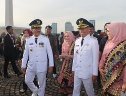 Presiden Prabowo Lantik Hamartoni Ahadis dan Romli sebagai Bupati dan Wakil Bupati Lampung Utara