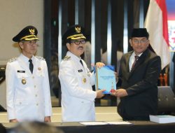 Gubernur Lampung Pimpin Sertijab Pj Bupati Lampung Utara dengan Bupati Terpilih Hamartoni Ahadis dan Romli