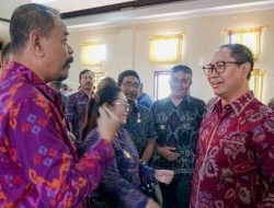Wabup Badung Hadiri Rakor Sinkronisasi Kegiatan Desa/Kelurahan se-Kecamatan Mengwi