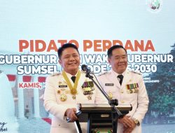 Sampaikan Pidato Perdana, Herman Deru: Saya Tidak Berubah dan Akan Tetap Bawa Sumsel Lebih Baik Lagi