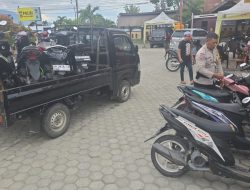 Polsek Palu Barat Amankan Motor Pakai Knalpot Brong Diduga Balap Liar