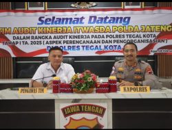 Itwasda Polda Jateng Gelar Audit Kinerja Tahap I TA. 2025 di Polres Tegal Kota