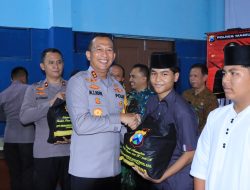 Dekat dengan Warga, Kapolres Madiun Gelar Dialog dan Beri Santunan Yatim Piatu