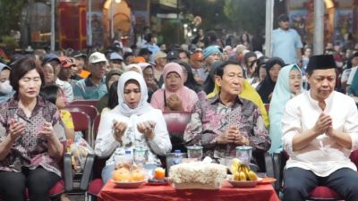 Wujud Harmoni di Kota Mojokerto, Buka Bersama di Klenteng Hok Sian Kiong