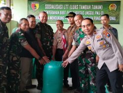 Dandim 0812 Lamongan Dampingi Irdam V/ Brawijaya Kunker Ketahanan Pangan di Kabupaten Lamongan