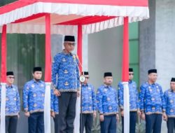 Plh Sekprov Sulbar Pimpin Upacara Hari Kesadaran Nasional, Ingatkan ASN Bekerja Semangat Kebersamaan