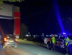 Satlantas Polres Majene Gelar Patroli Blue Light Tekan Pelanggaran Lalin dan Kriminalitas