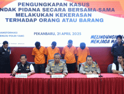 Bertindak Brutal di Pekanbaru, Riau, Komplotan Debt Collector Diringkus Polisi