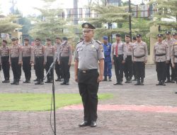 Kapolres Tegal Kota Serahkan SK Kenaikan Pangkat Pengabdian kepada Iptu Eko Puji Utomo