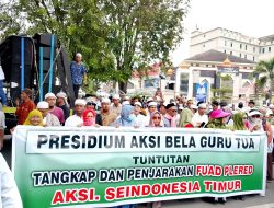 Ribuan Pendemo Tuntut Gus Fuad Ditangkap Setelah Hina Pendiri Alkhairaat