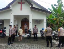 Polres Madiun Sterilisasi dan Perketat Keamanan Gereja Jelang Jumat Agung dan Paskah