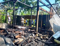 Kebakaran Hanguskan Rumah Warga di Ngawi, Kerugian Ditafsir Capai Seratus Juta