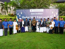 Wabup Badung Hadiri Salat Idulfitri 1446 H, Ajak Junjung Persaudaraan dan Toleransi