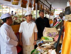 Bupati dan Wabup Badung Ngupasaksi Karya Atma Wedana di Puri Agung Banyuning, Bongkasa