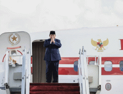 Presiden Prabowo Tiba di Tanah Air Usai Safari Diplomatik ke Timur Tengah dan Turki