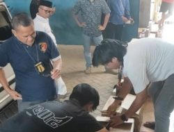 Ditkrimsus Polda Sulbar Gerebek Gudang Pupuk di Wonomulyo Diduga Tempat Penyimpanan Oli Ilegal