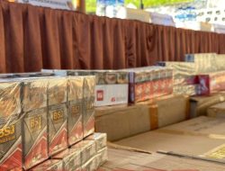 Polda Sulbar Berhasil Ungkap Peredaran Rokok Ilegal, 13.600 Pax Berbagai Merek Disita