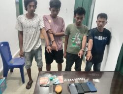Kodim 0207/Simalungun Gempur Peredaran Narkoba, 2,5 Gram Sabu dan Empat Pelaku Diamankan