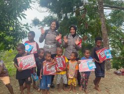 Duet Si-Ipar dan Keladi Sagu Ops Rasaka Cartenz 2025 Polresta Hadir di Kampung Tolikara