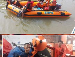 Tim Basarnas Membantu Mencari Orang Hilang Misterius di Sungai Kaligangsa Tegal