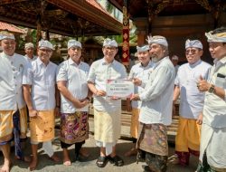 Bupati Adi Arnawa Mendem Pedagingan di Pura Dalem Puri, Carangsari, Petang