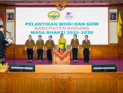 Pelantikan Pengurus WHDI dan GOW Kabupaten Badung Masa Bakti 2025-2030