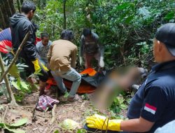 Aparat Gabungan Polres Polman Datangi TKP Penemuan Mayat Pria di Desa Pussui Polman