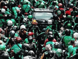Protes Nasional Meletus 20 Mei 2025, Ratusan Driver Ojol Offbid  dan Turun ke Jalan