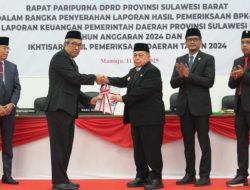 Wagub Bangga Pemprov Sulbar Raih WTP ke-11 Kalinya