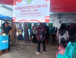 Dadang Arauf Unggul pada Pemilihan Ketua RW 02 Kp. Taneuh Bereum, Desa Sukarapih, Kecamatan Sukarame  Tasikmalaya