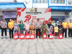 Polres Simalungun Bagikan 150 Paket Sembako Gratis untuk Lansia dan Masyarakat Sambut HUT ke-79 Bhayangkara