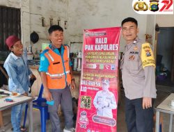 Polsek Dolok Pardamean Sosialisasikan Call Center 110 Polri kepada Masyarakat Jelang HUT ke-79 Bhayangkara