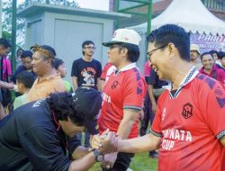 Bupati Badung Adi Arnawa Buka Turnamen Sepak Bola Bima Nata Cup II