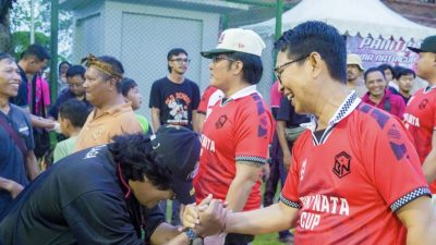 Bupati Badung Adi Arnawa Buka Turnamen Sepak Bola Bima Nata Cup II