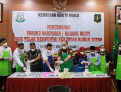 Kejari Marabahan Tegaskan Komitmen Penegakan Hukum, Barang Rampasan Dimusnahkan