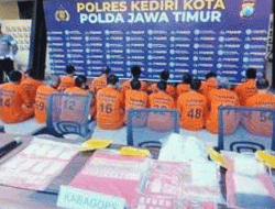 Satresnarkoba Polres Kediri Kota Tunjukkan Taringnya Basmi Jaringan Gelap Narkotika