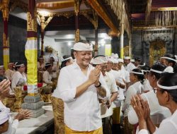 Wabup Badung Hadiri Karya Ngenteg Linggih di Pura Pesimpangan Batur, Punggul, Abiansemal