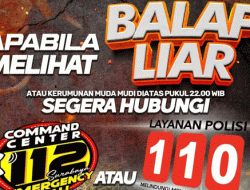 Polisi Imbau Warga Segera Laporkan Balap Liar dan Kerumunan Malam Hari Lewat 112, 110, atau WhatsApp