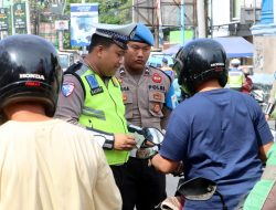 Polres Tegal Kota Jaring Ratusan Kendaraan dalam Operasi Patuh Candi