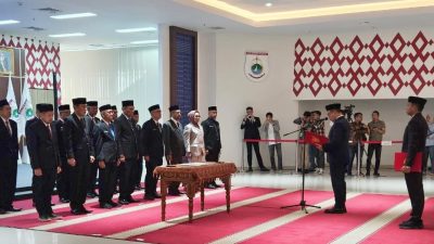 Gubernur Sulbar Lantik 15 Pejabat Tinggi Pratama, Ingatkan Istri Pejabat Tak Campuri Urusan Jabatan