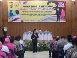 Workshop Psikologi “Mental Sehat, Polri Hebat” Dorong Kesadaran Diri dan Etos Kerja Personel Polresta Jayapura Kota