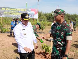 Sinergi Hijau untuk Negeri, Pemkab Barito Kuala dan TNI Tanam Pohon Serentak