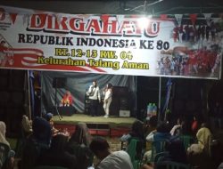 Warga RT 12 dan 13 Talang Aman, Kota Palembang Meriahkan HUT ke-80 RI dengan Lomba dan Jalan Sehat